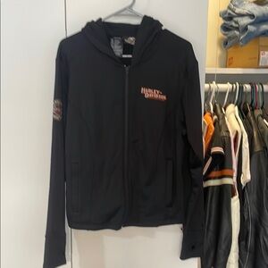 Harley-Davidson Black Zip-Up Jacket